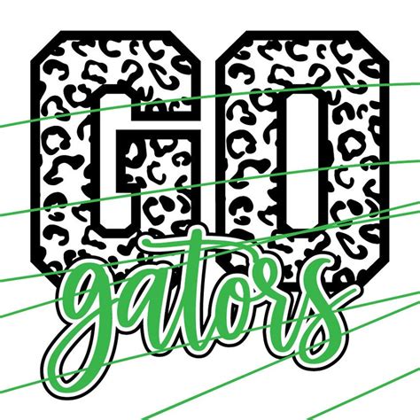 Go Gators Cut File for Cricut and Silhouette. SVG. Dxf. Png. - Etsy