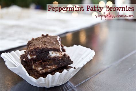 Peppermint Patty Brownies - Yellow Bliss Road