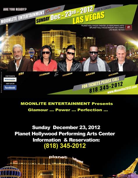 Ebi, Kamran & Hooman, Arash Live At Las Vegas - RadioJavan.com