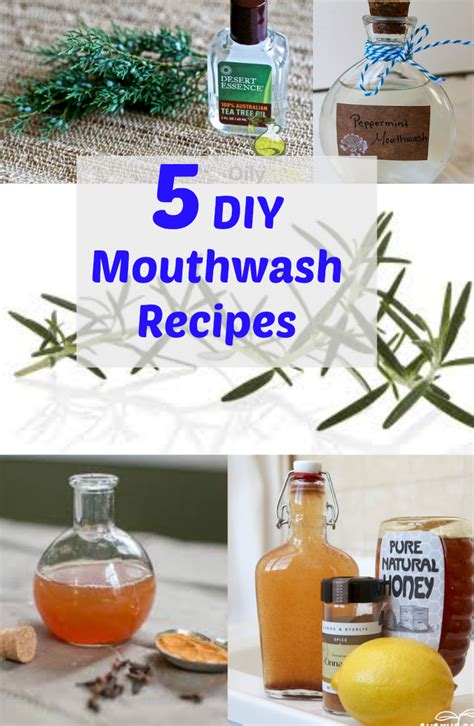 5 DIY Mouthwash Recipes | DiscountQueens.com