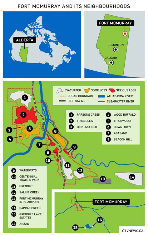 Map Of Fort Mcmurray - Campus Map