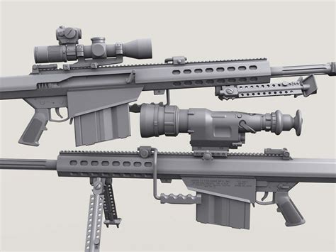 Barrett M107 Sniper Rifle set (Incl’ 2 Bodies) Legend -LF3D075