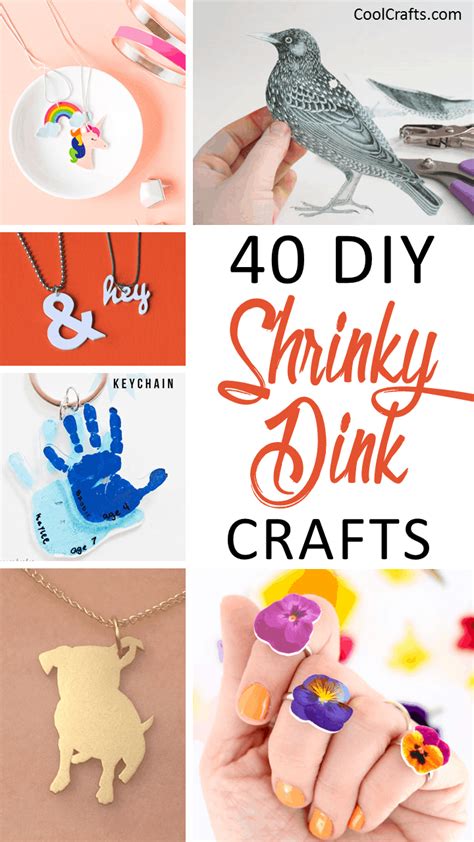 40 DIY Shrinky Dink Plastic Craft Ideas • Cool Crafts