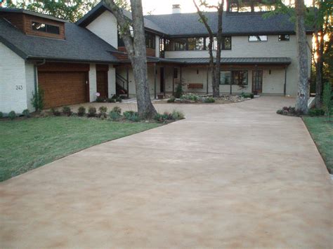 Stained concrete driveway | Stained concrete driveway, Stained concrete ...