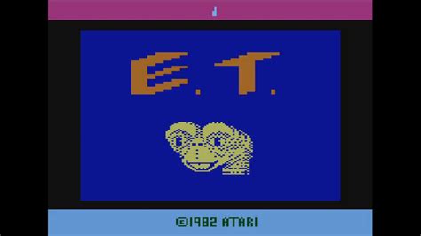 E.T. The Extra-Terrestrial - Atari 2600 (1982) - YouTube