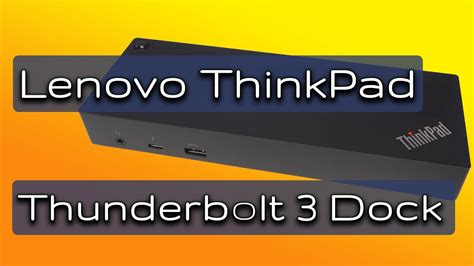 Lenovo Thinkpad Thunderbolt 3 dock review with Macbook Pro - YouTube