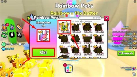 Cómo hacer Rainbow Pets Pet Simulator 99