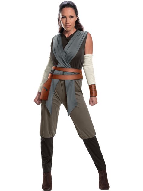 Star Wars Episode VIII - The Last Jedi Women's Rey Costume - PartyBell.com