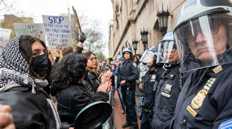 100+ arrested in day of unrest and mass protest at Columbia U over Gaza and Israel - Crescent ...