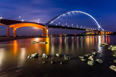 Night Bridge by Johannes Weyers