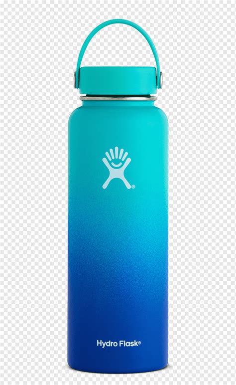 Water Bottles Hydro Flask Drink, bottle, lid, electric Blue, drinking png | PNGWing