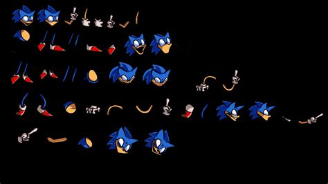 FNF unused sonic body parts by TheDanielWay on DeviantArt