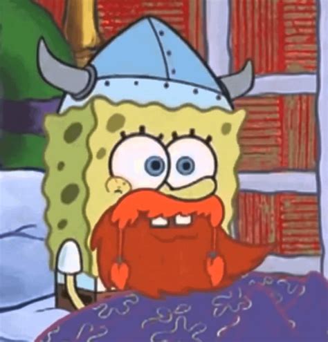 Happy Leif Erikson Day : spongebob