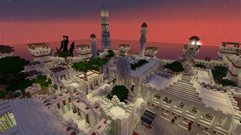 Builds from the lotr mod. Minecraft Map