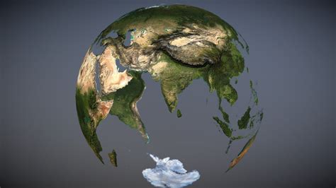 Transparent Earth 3D Globe - 3D model by v7x [cefd654] - Sketchfab
