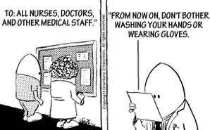 Nurse cartoons – infection control - Scrubs | The Leading Lifestyle Magazine for the Healthcare ...