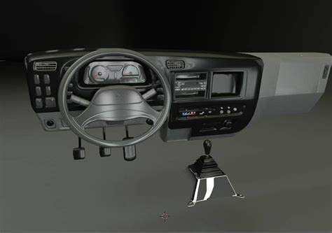 INTERIOR MITSUBISHI ROSA 3D MODEL | CGTrader