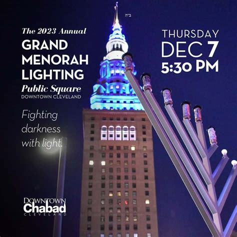 Downtown Menorah Lighting | Tribester Jewish Experiences