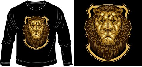 Golden lion graphic design vector illustration 11529283 Vector Art at ...