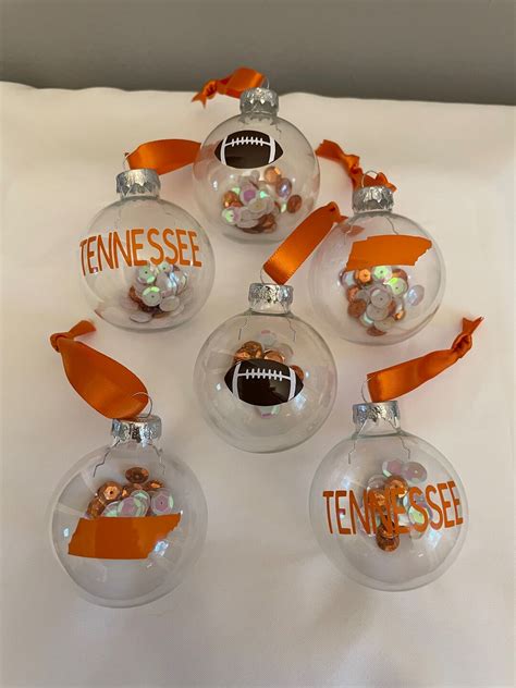 Tennessee Inspired Ornaments Set of 6 - Etsy