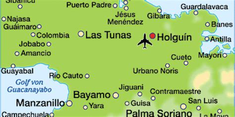 Map of Holguin (Region in Cuba) | Welt-Atlas.de