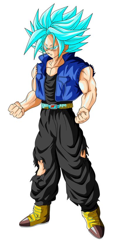 Super Saiyan Blue Trunks by Gohan998 on DeviantArt