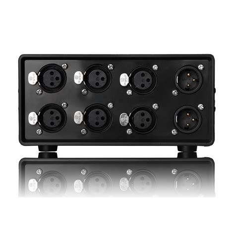 Stereo 3-port Audio Splitter XLR Balanced Switcher Box Selector Passive ...