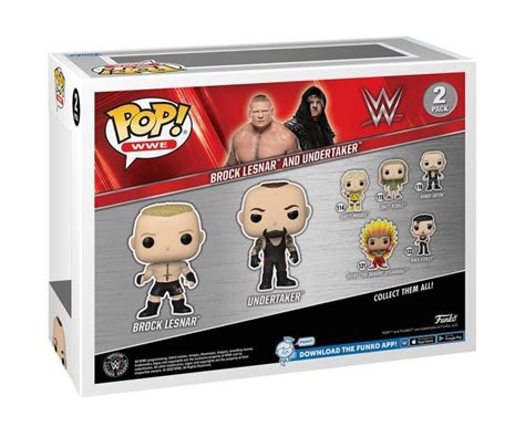 2023 WWE Funko POP! Vinyls 2-Pack: Brock Lesnar & Undertaker – Wrestling Figure Database