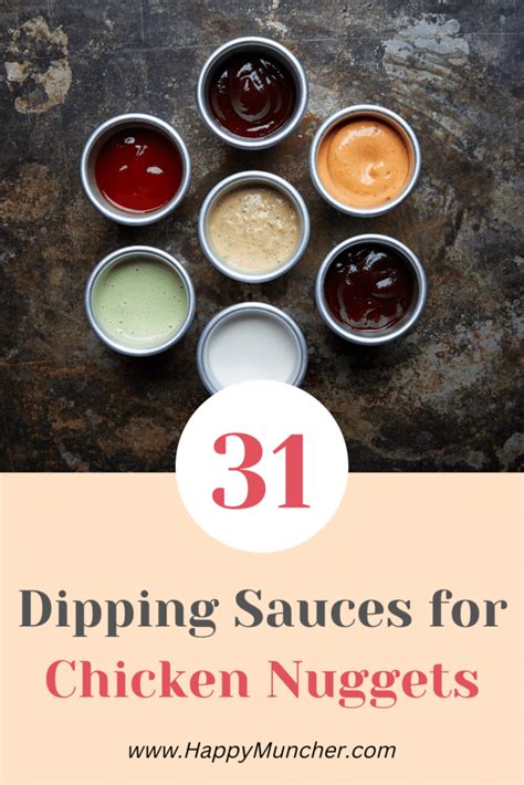 31 Best Dipping Sauces for Chicken Nuggets - Happy Muncher