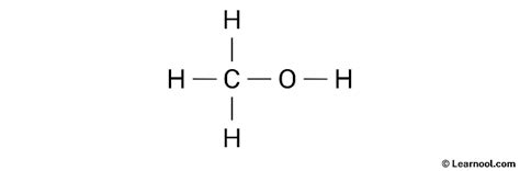 CH3OH Lewis structure - Learnool