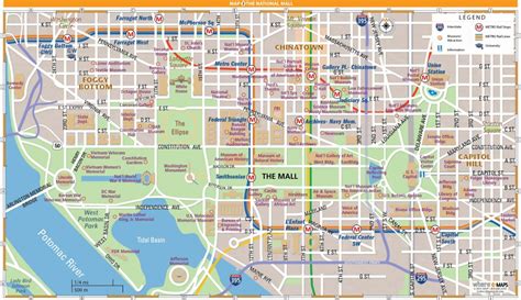 Printable Map Of Dc Monuments - Printable Maps