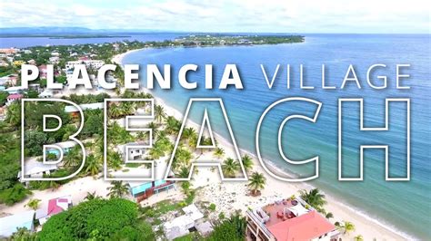 The Beautiful Beaches of Placencia Village in Southern Belize - YouTube