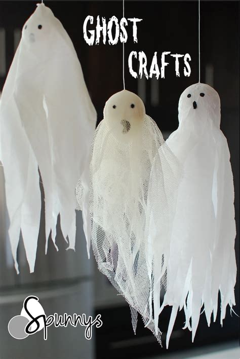 Ghost crafts: 3 easy Halloween ornament ideas • SPUNNYS