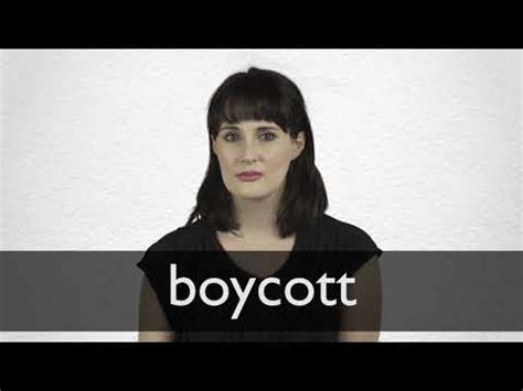 BOYCOTT definition and meaning | Collins English Dictionary