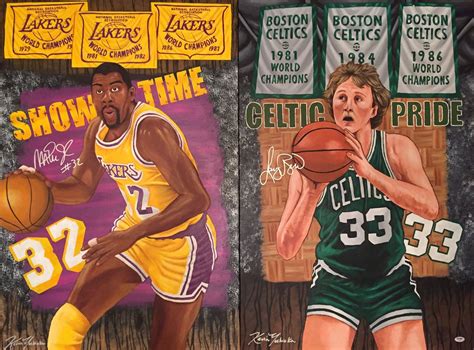 Larry Bird vs Magic Johnson by whatevah32 on DeviantArt | Magic johnson, Larry bird, Larry