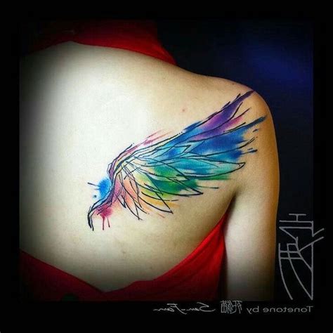 Watercolor Tattoo Wings - 98 WATERCOLOR TATTOO WINGS, WINGS TATTOO ...