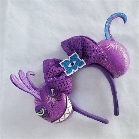 Randall Boggs/monsters Inc./ Pixar Fest / Inspired Mouse Ears. - Etsy | Diy mickey ears, Diy ...