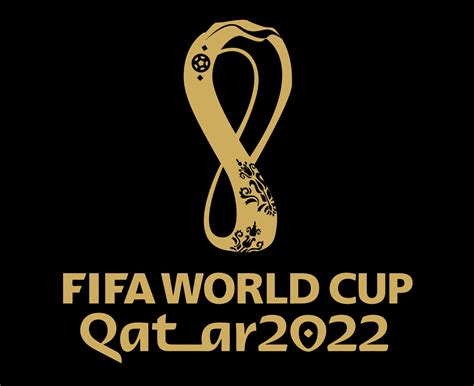 Fifa World Cup Qatar 2022 official Logo Gold Champion Symbol Design ...