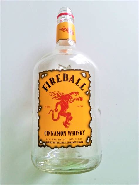 Fireball Whiskey ~ Empty 1.75 L Bottle from NonesuchWillow on Etsy Studio