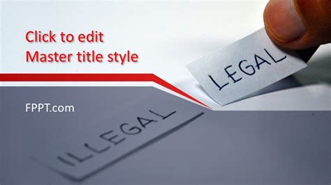 Free Legal PowerPoint Template - Free PowerPoint Templates