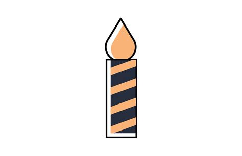 Birthday Candle Vector Graphic by stallfortune · Creative Fabrica