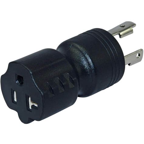 Conntek Locking Adapter 20 Amp L5-20P Locking Plug to 15/20 Amp 5-15 ...