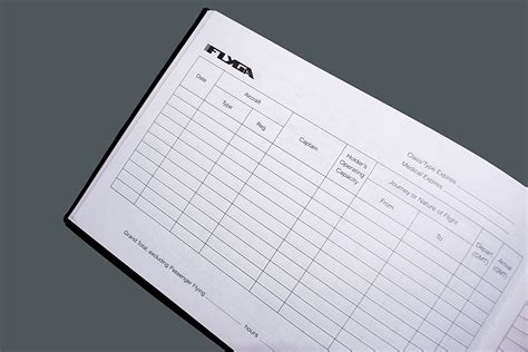 Aviation Logbook (Pilot's Flight Log Book) – FlyGA