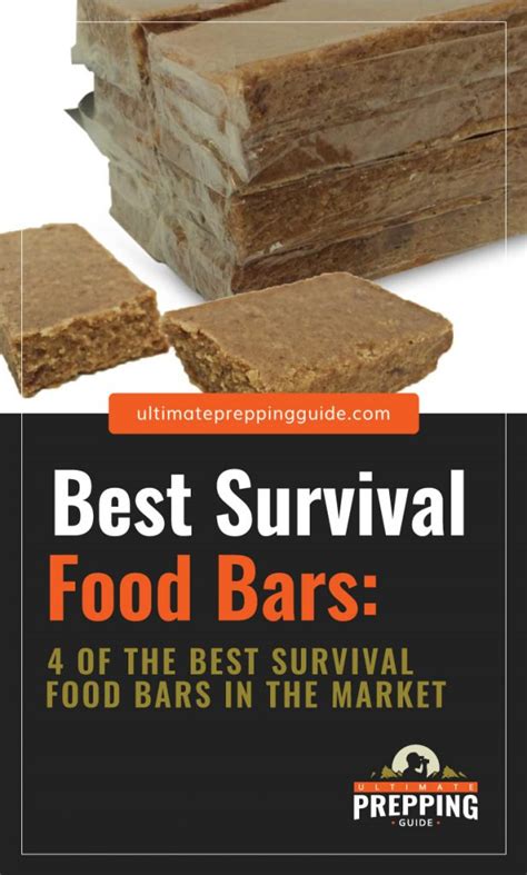 Best Survival Food Bars: 4 of the Best Survival Food Bars in The Market