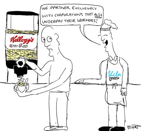 Editorial cartoon: Boycott Kellogg’s - Daily Bruin