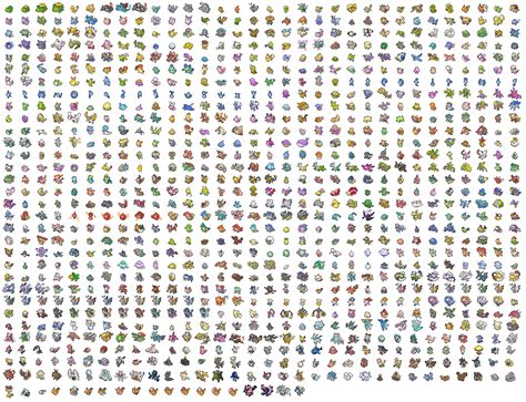 [Art] SPOILERS A Compilation of All Shiny Box Sprites up to USUM : r ...