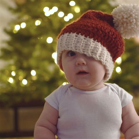 Crochet Santa Hat for Baby and Toddler Free Pattern | Crochet santa hat ...