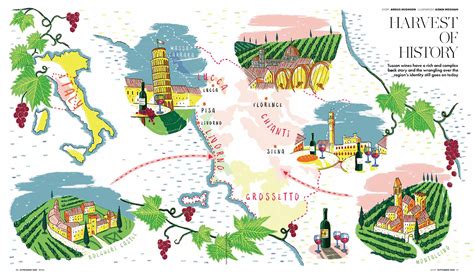 TUSCANY WINE MAP : Whereabouts Maps