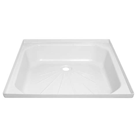 PLASTIC SHOWER TRAY 24″ X 24″ WHITE | Falcon Decking