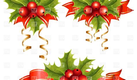 free clip art christmas holly border - Clipground